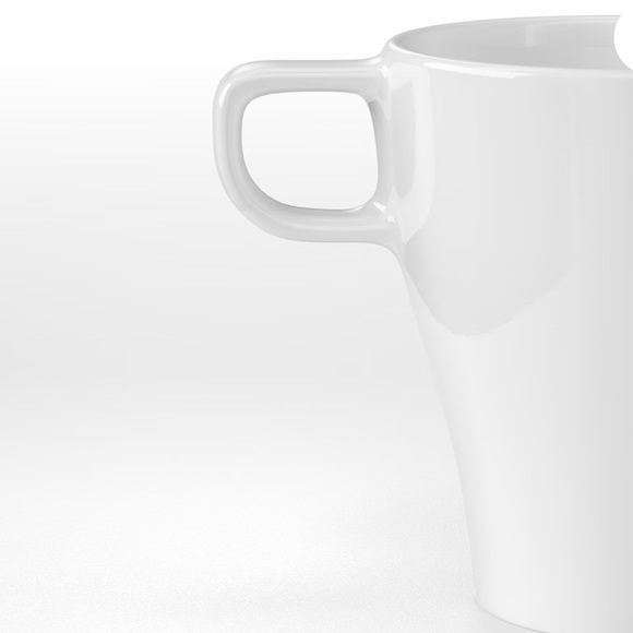 IKEA Fargrik white stoneware mugs, set of 4 - Picture 4 of 11